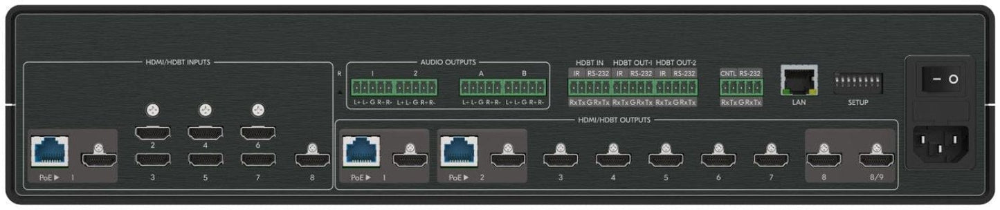 Kramer MTransmitter3-88-SE 8x8 Seamless Matrix Router / 3X3 Videowall and Multi-Viewer - ProSound and Stage Lighting