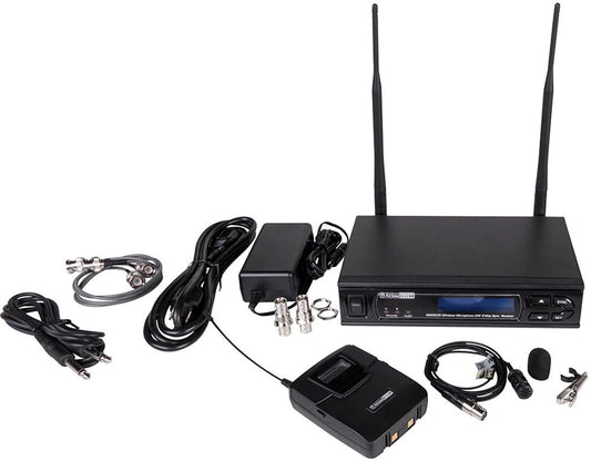 AtlasIED MW100BP-LM Wireless Microphone Kit with Lavalier Microphone - PSSL ProSound and Stage Lighting