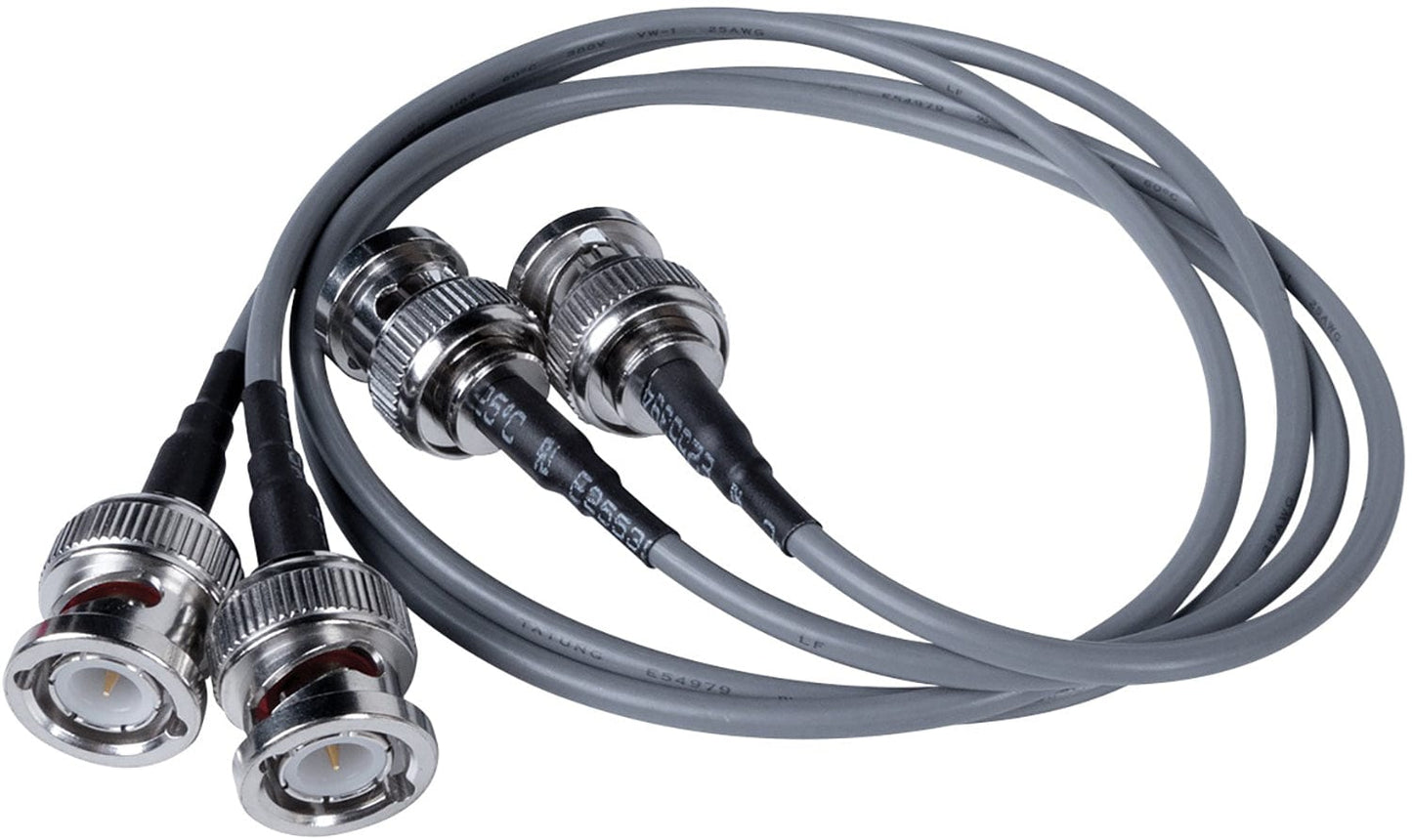 AtlasIED MWBNC18 Male To Male BNC Cable - 18 Inch (Pair) - PSSL ProSound and Stage Lighting