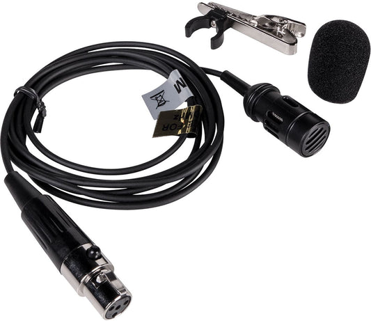 AtlasIED MWLM Lapel Microphone - Use with MWBPT Wireless Belt Pack Transmitter - PSSL ProSound and Stage Lighting