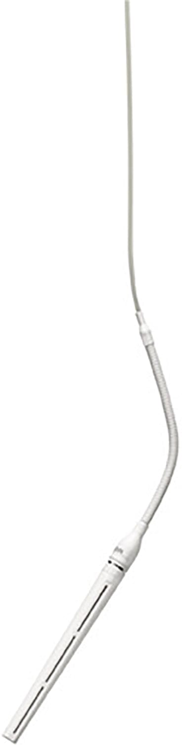 Shure MX202W-A/MS Microflex Overhead Mini-Shotgun Microphone with 3-Pin XLR Plug - White - PSSL ProSound and Stage Lighting