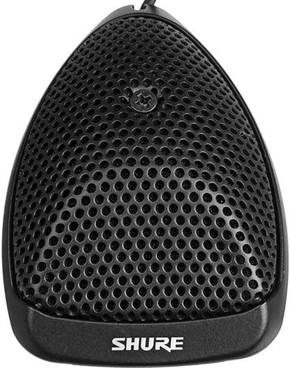 Shure MX391/O Omnidirectional Miniature Microflex Condenser Boundary Microphone - Black - PSSL ProSound and Stage Lighting