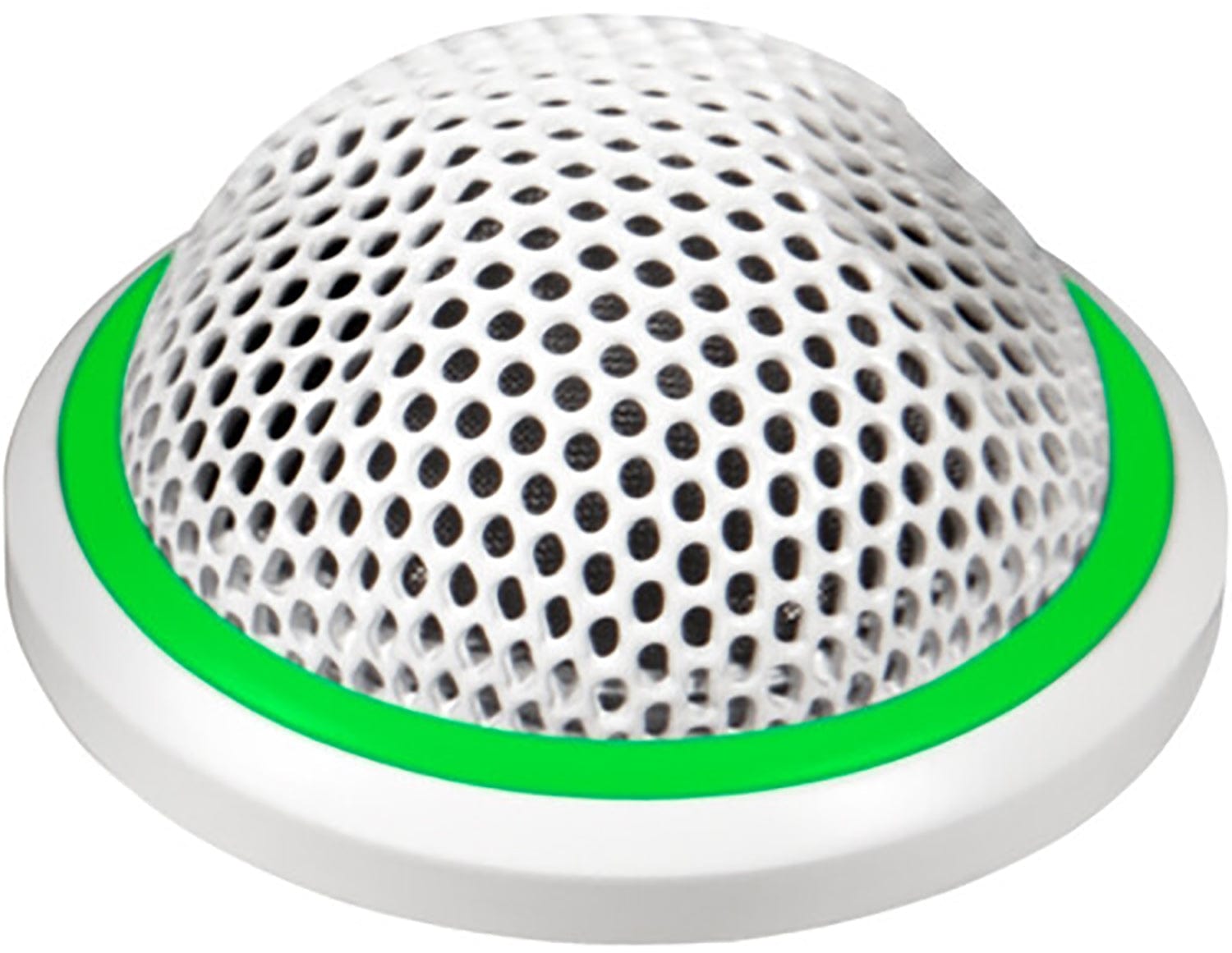 Shure MX395W/BI-LED Microflex Low Profile Bidirectional Boundary Microphone - 5-Pin XLR - White - PSSL ProSound and Stage Lighting