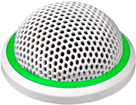 Shure MX395W/O-LED Microflex Low Profile Omnidirectional Boundary Microphone - 5-Pin XLR - White - PSSL ProSound and Stage Lighting