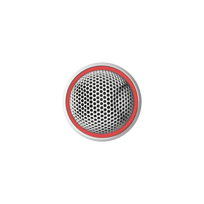 Shure MX395W/BI-LED-TA BI-DIRECT BUTTON MIC, WHITE W/ LED TAA