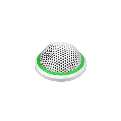 Shure MX395W/C-LED-TA CARDIOID BUTTON MIC, WHITE W/ LED TAA