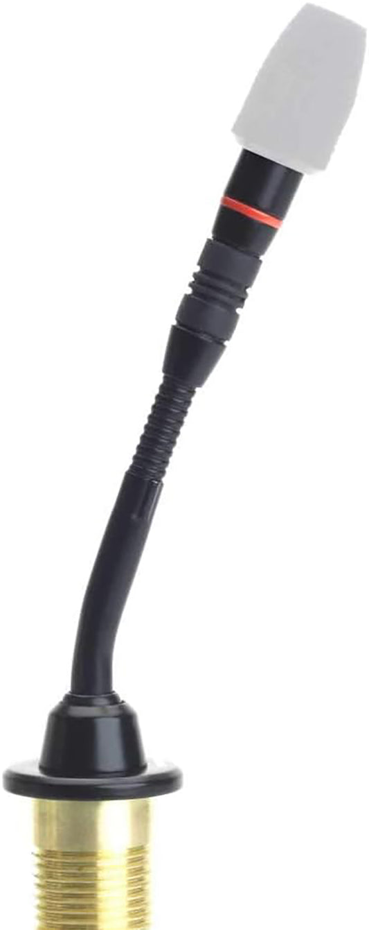 Shure MX405R/N 5 Inch Shock-Mounted Gooseneck Microphone - No Capsule - LED Ring - Preamp - PSSL ProSound and Stage Lighting