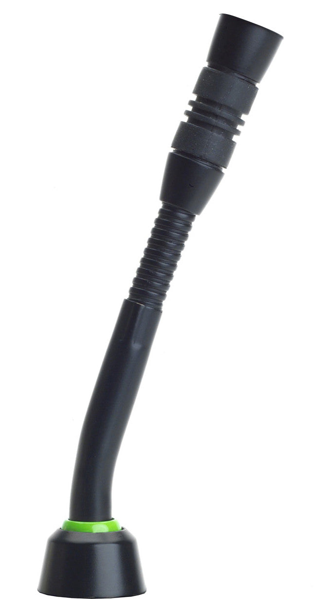 Shure MX405R/N 5" Shock-Mounted Gooseneck, No Capsule, with LED ring, includes surface mount preamplifier