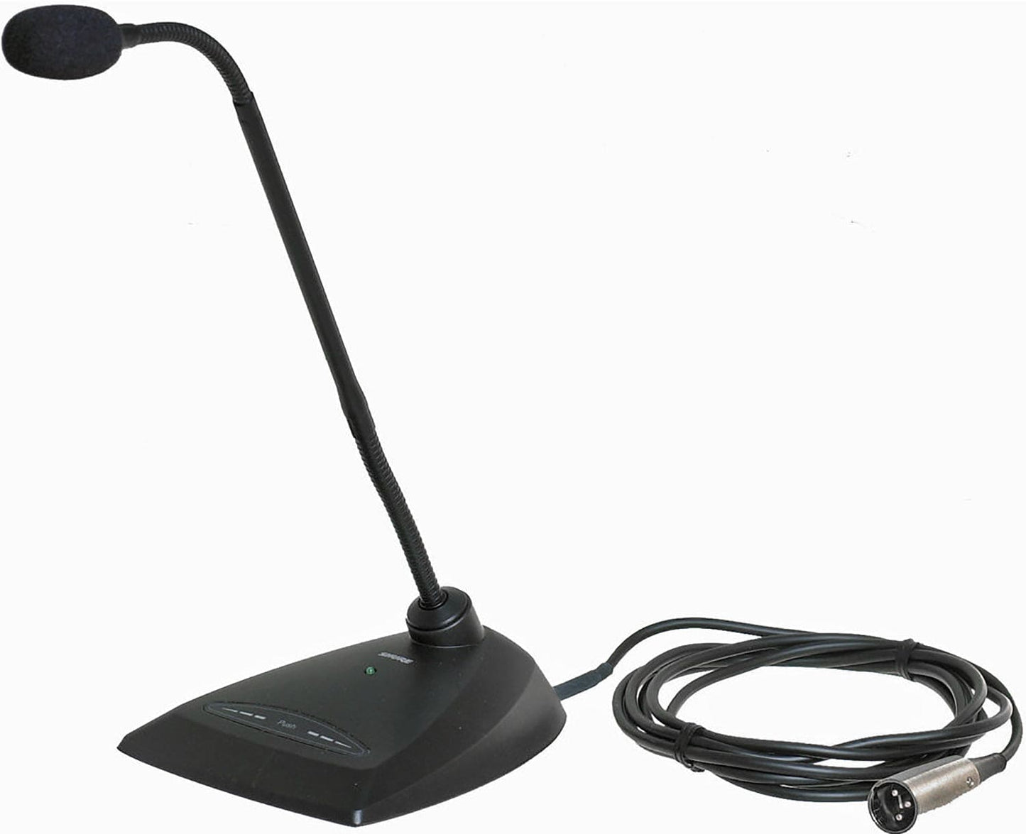 Shure MX412D/N 12 Inch Gooseneck Microphone - No Cartridge - Preamp - Desktop Base - LED Indicator - PSSL ProSound and Stage Lighting