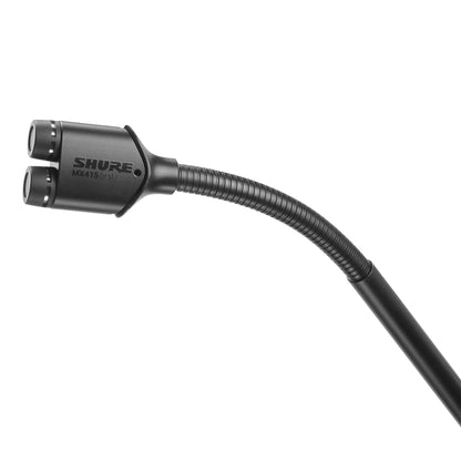 Shure MX415DUAL/C-TA MX 15" DUAL Cardioid Gooseneck TAA