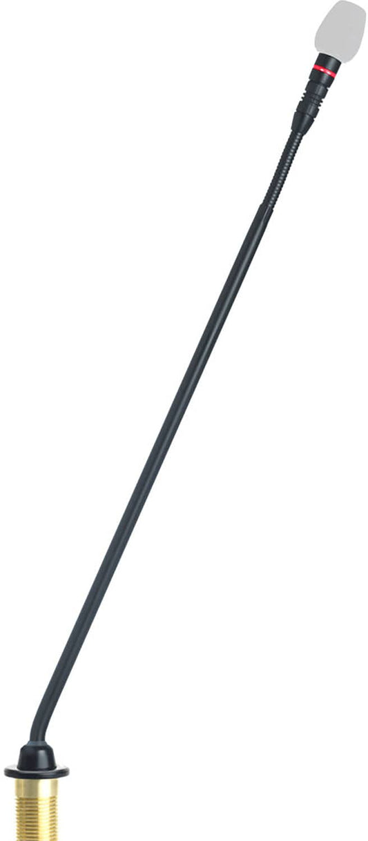 Shure MX415R/N 15 Inch Gooseneck Microphone - Mount - Preamp - Light-Ring - Supercardioid - 5-Pin - PSSL ProSound and Stage Lighting