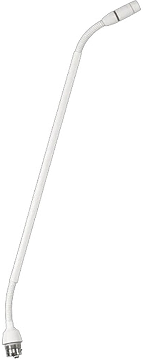 Shure MX415WRLPDF/N Dualflex 15-Inch Gooseneck Microphone - Top Light with No Capsule - White - PSSL ProSound and Stage Lighting