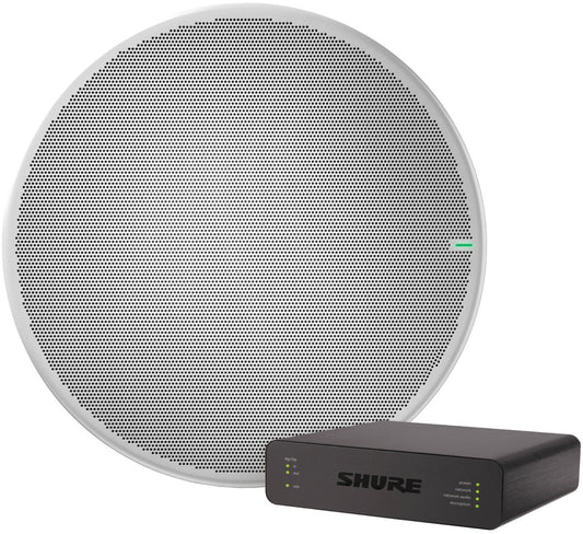 Shure MXA920AL-R+USB-V Ceiling Mic/Speaker Bundle with 1x MXA920AL-R / 1x ANIUSB-MATRIX - Aluminium - PSSL ProSound and Stage Lighting