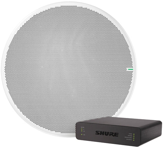 Shure MXA920W-R+USB-V Ceiling Mic and Speaker Bundle with 1x MXA920W-R and 1x ANIUSB-MATRIX - White - PSSL ProSound and Stage Lighting