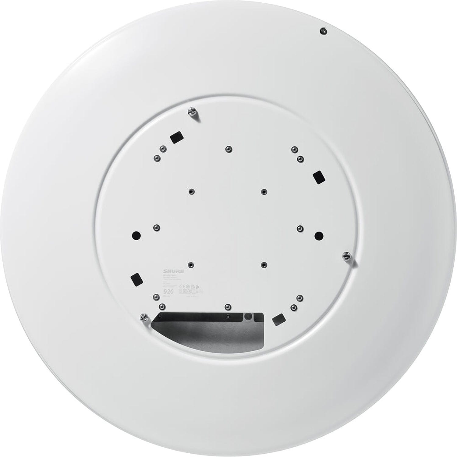 Shure MXA920W-R Round Ceiling Array Microphone - White – Solotech