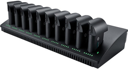 Shure MXCWNCS-AR 10-Bay Networked Charging Station for SB930 Batteries - Argentina Power Supply - PSSL ProSound and Stage Lighting