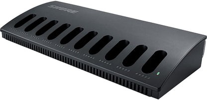 Shure MXCWNCS-BR 10-Bay Networked Charging Station for SB930 Batteries - Brazil Power Supply - PSSL ProSound and Stage Lighting