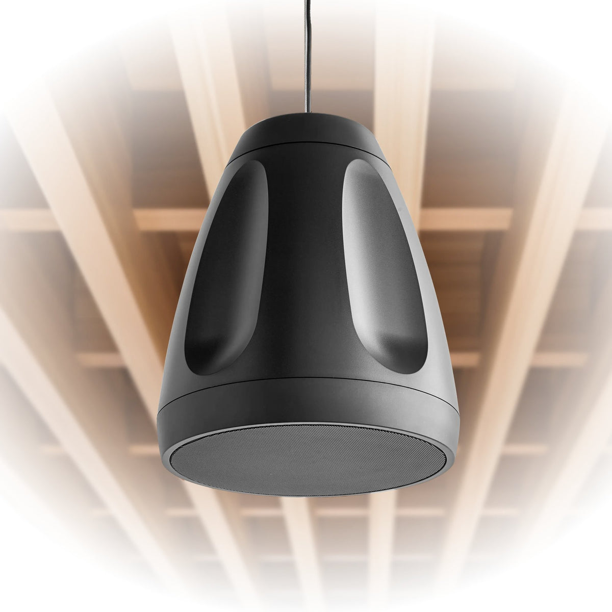 Shure MXN-6B Dante Pendant 6" Loudspeaker, Black