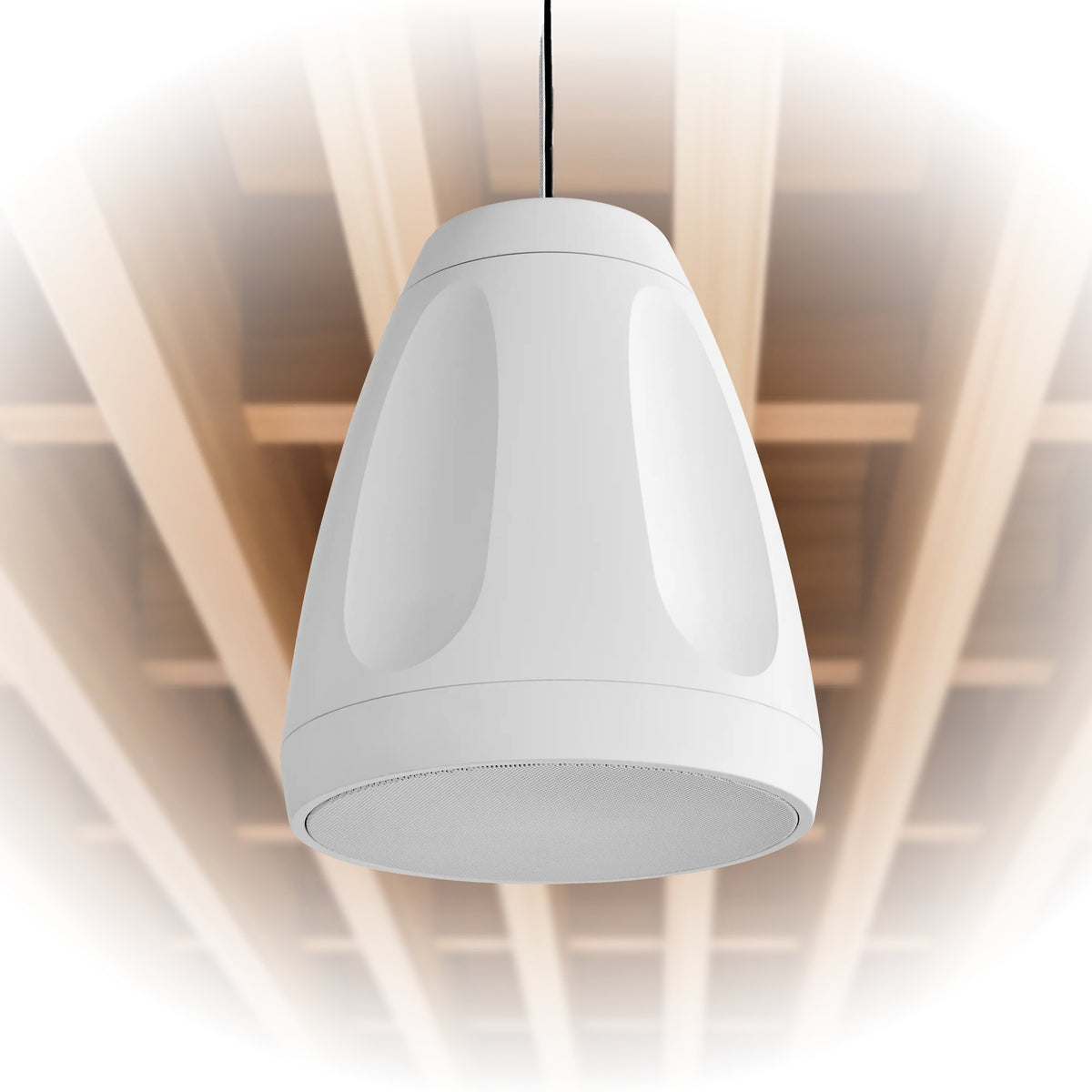 Shure MXN-6W Dante Pendant 6" Loudspeaker, White