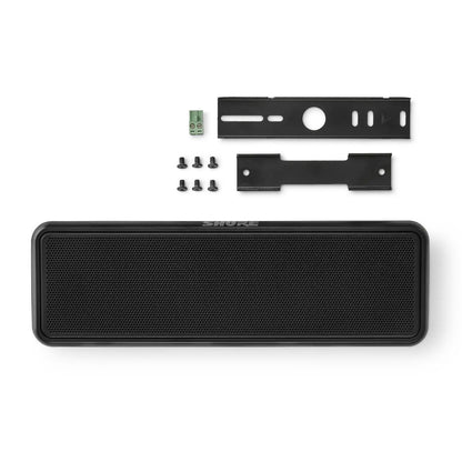 Shure MXP-3B Loudspeaker, wall mount, black