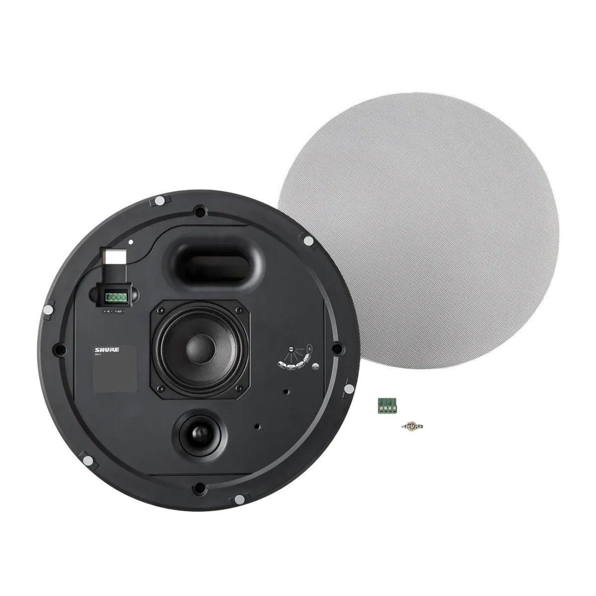 Shure MXP-5W Loudspeaker, ceiling, 8ohm/trafo, white