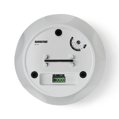 Shure MXP-6W Loudspeaker, pendant, 8ohm/trafo, white