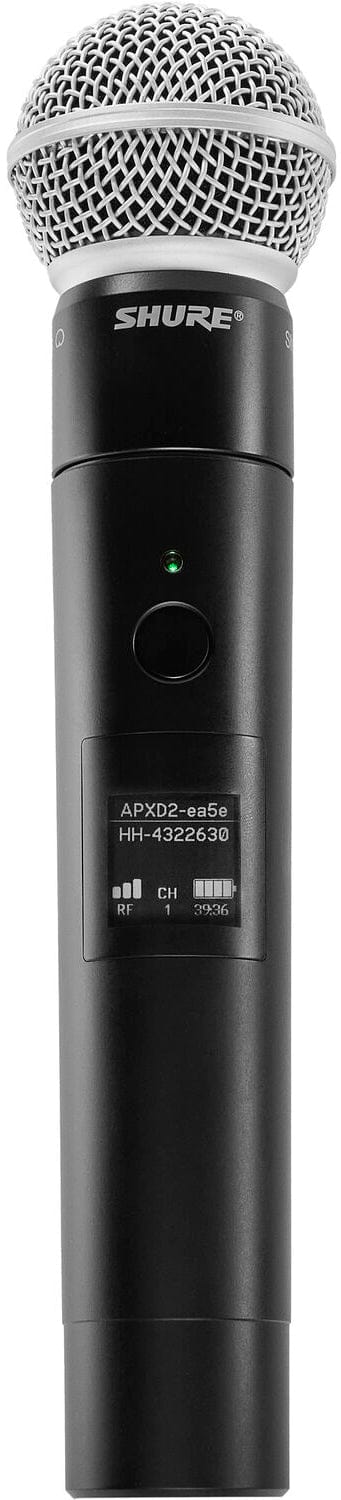 Shure MXW2X/SM58=-Z10 Handheld Wireless Transmitter with SM58 Capsule - Z10 Band - PSSL ProSound and Stage Lighting