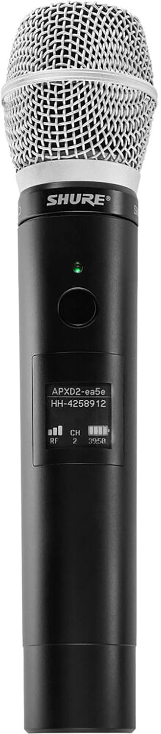 Shure MXW2X/SM86=-Z10 Handheld Wireless Transmitter with SM86 Capsule - Z10 Band - PSSL ProSound and Stage Lighting