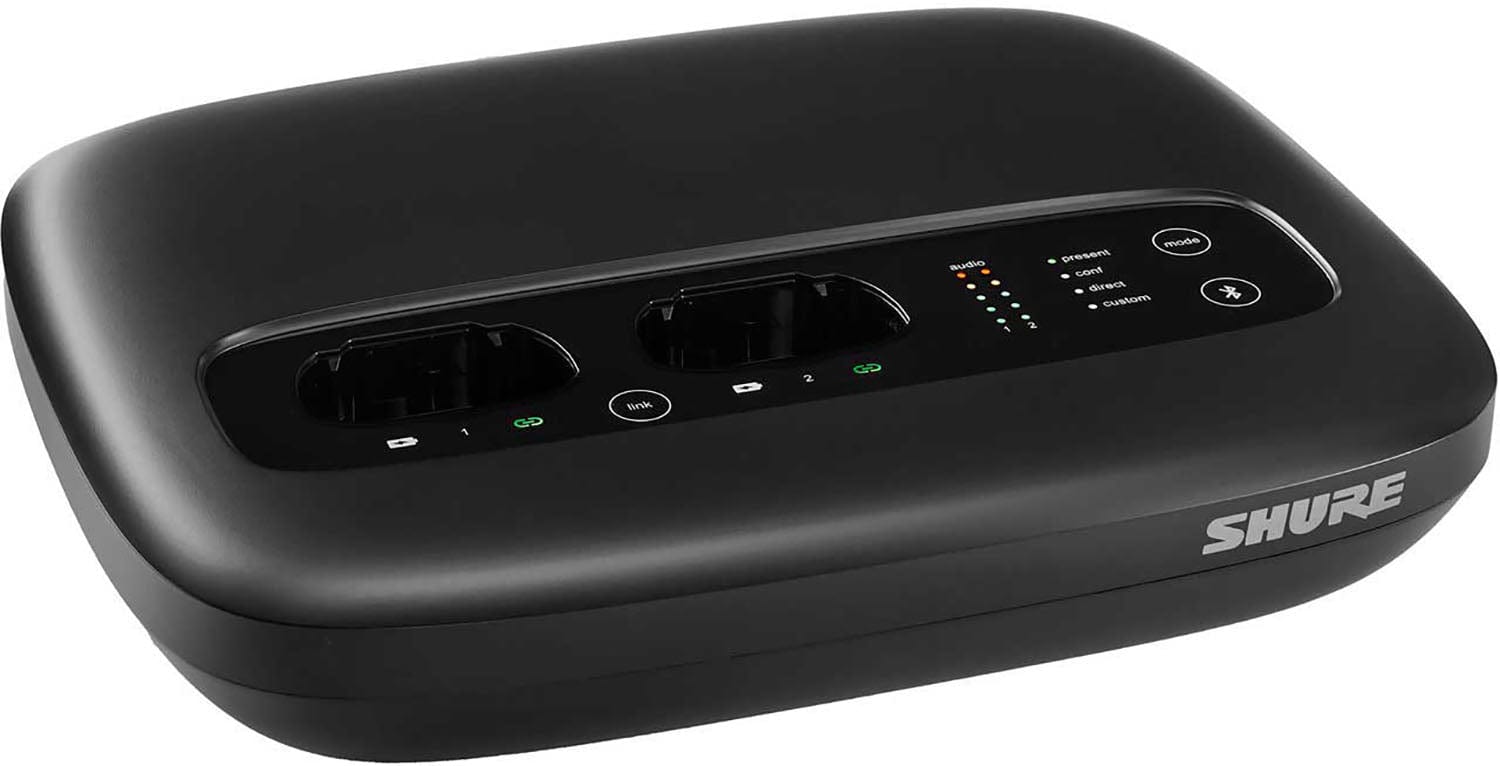 Shure MXWAPXD2=-Z10 2 Channel Access Point Transceiver for Microflex ...