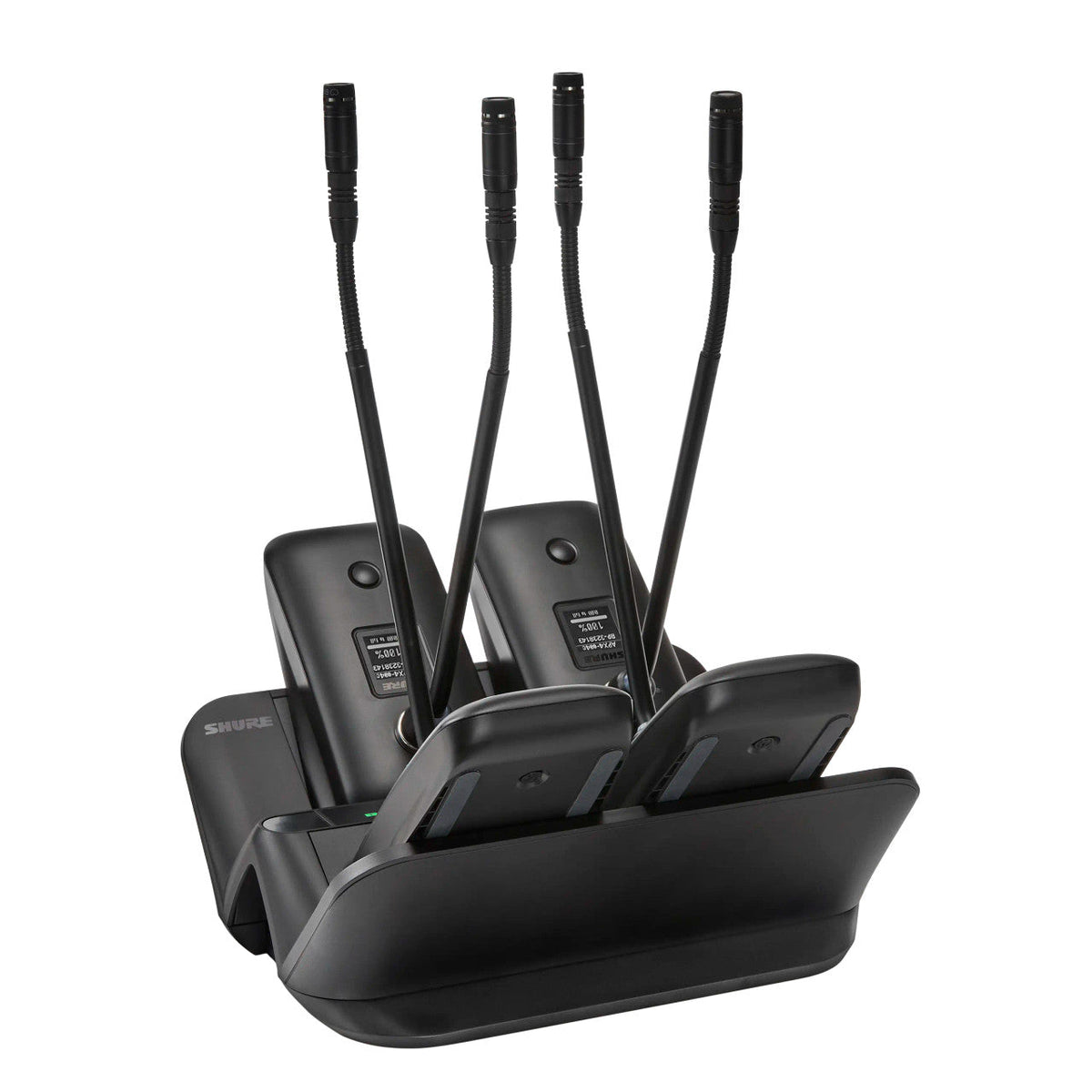 Shure MXWNDX4G Networked Dock - 4 Bay - Gooseneck