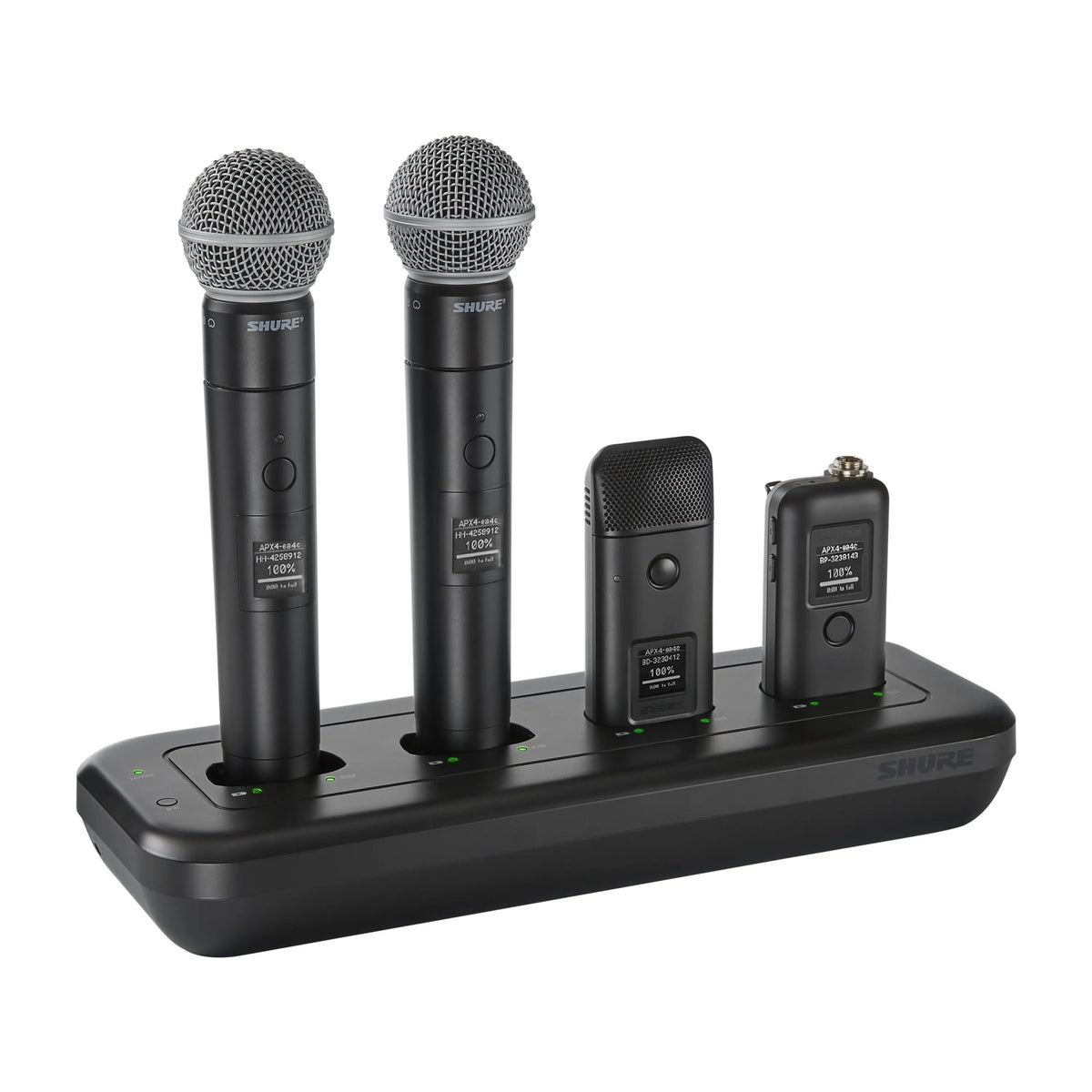 Shure MXWNDX4TA Networked Dock, 4 Bay, TAA