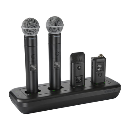 Shure MXWNDX4TA Networked Dock, 4 Bay, TAA
