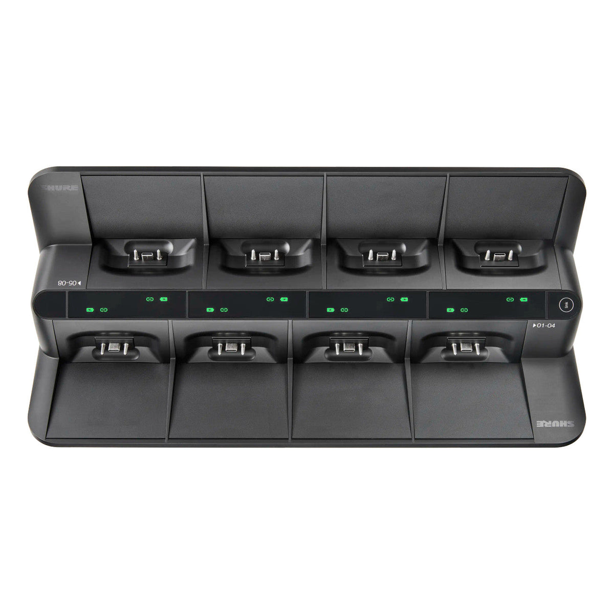Shure MXWNDX8G Networked Dock - 8 Bay - Gooseneck