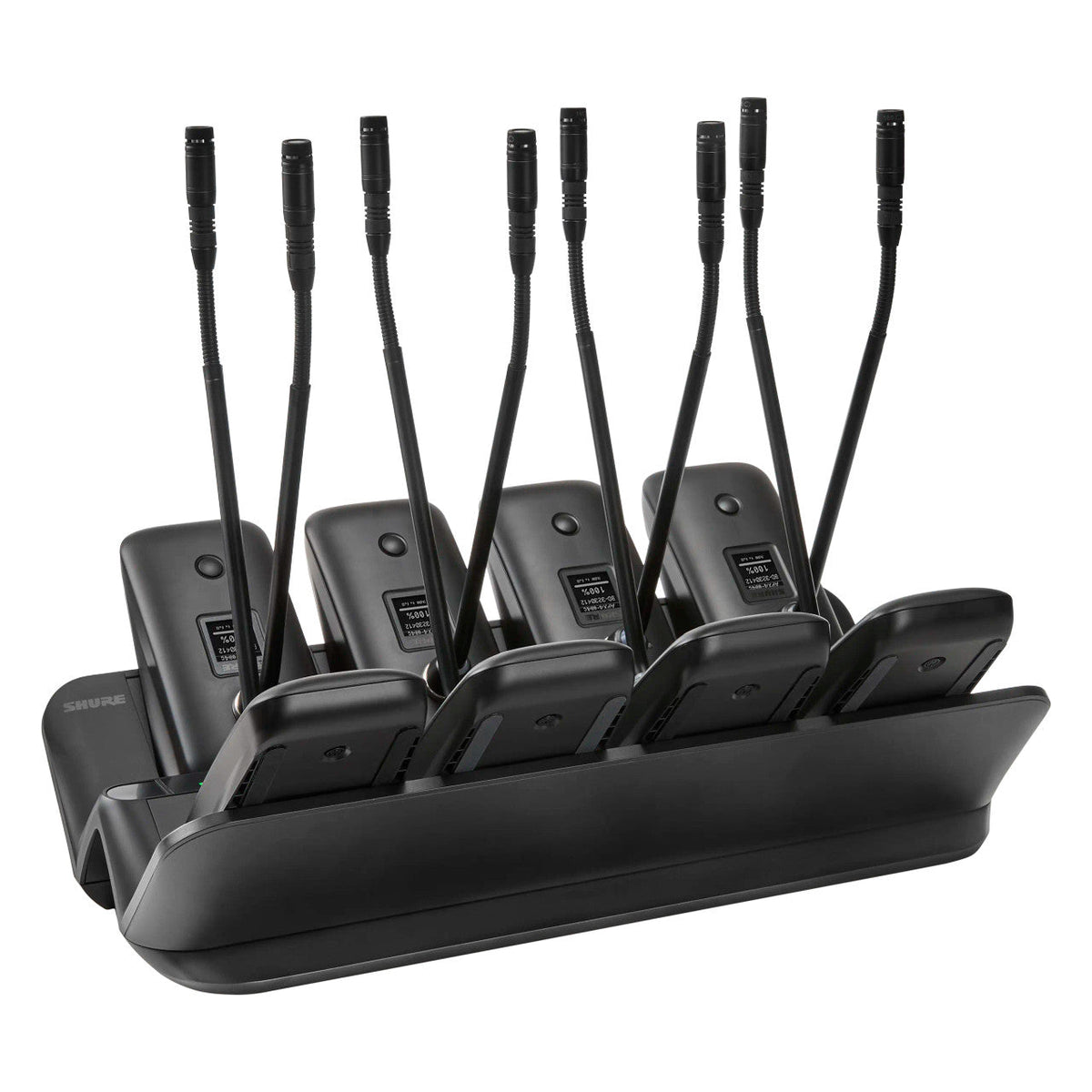 Shure MXWNDX8G Networked Dock - 8 Bay - Gooseneck