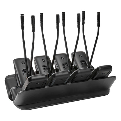 Shure MXWNDX8G Networked Dock - 8 Bay - Gooseneck
