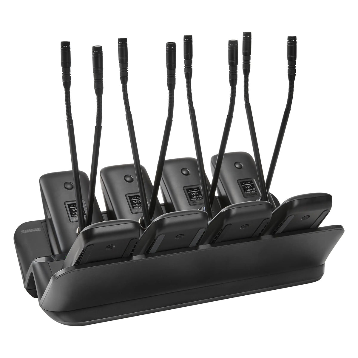 Shure MXWNDX8GTA Networked Dock, 8 Bay, Gooseneck, TAA