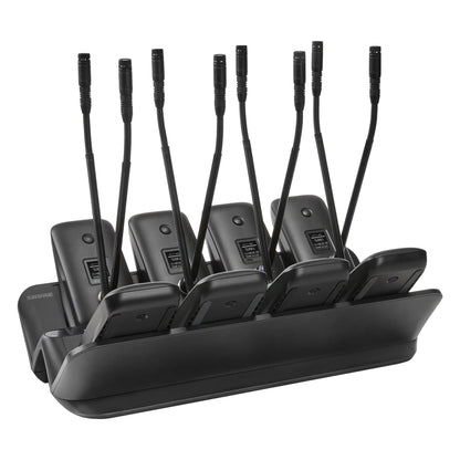 Shure MXWNDX8GTA Networked Dock, 8 Bay, Gooseneck, TAA