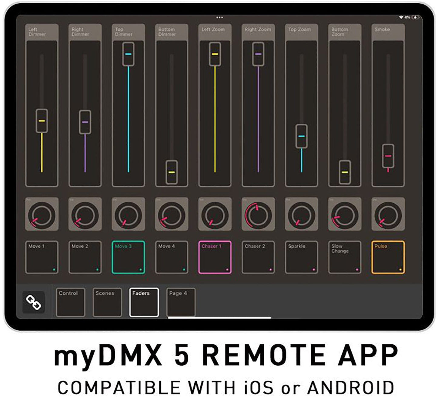 ADJ American DJ MYDMX5 DMX Lighting Control Hardware / Software with Wired Digital Network - PSSL ProSound and Stage Lighting