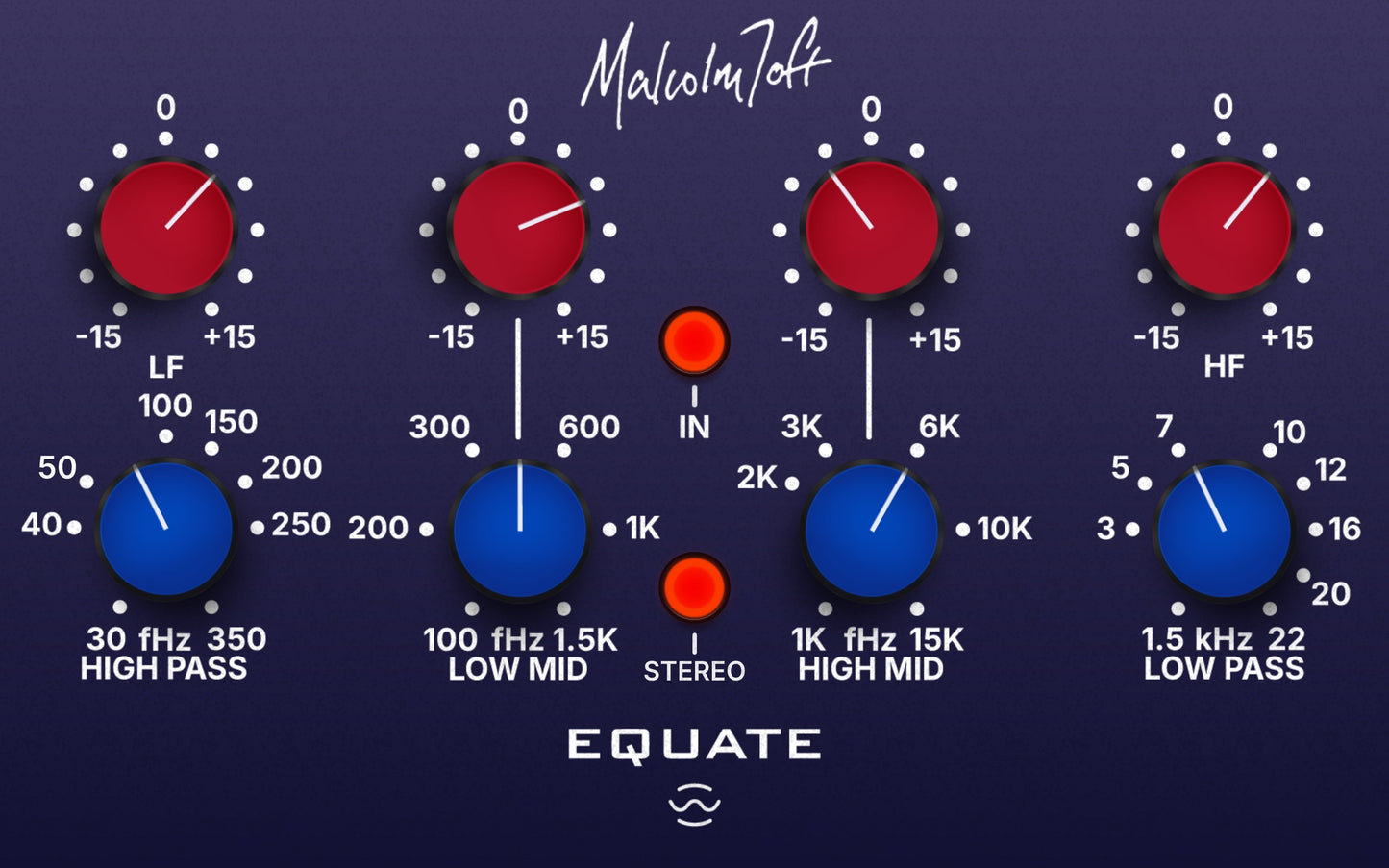Karno Sepia Malcolm Toft Equate 6 Band EQ Module