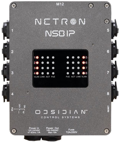 Elation NIP008 Netron NS8 IP 8-Port Outdoor Network Switch - PSSL ProSound and Stage Lighting