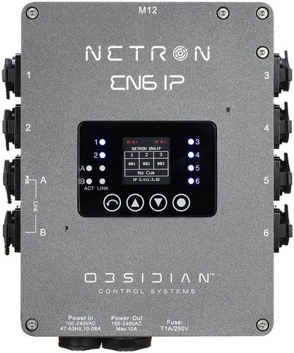 Elation NIP013 Netron EN6 IP 6-Port Art-Net and sACN Ethernet DMX Gateway - PSSL ProSound and Stage Lighting