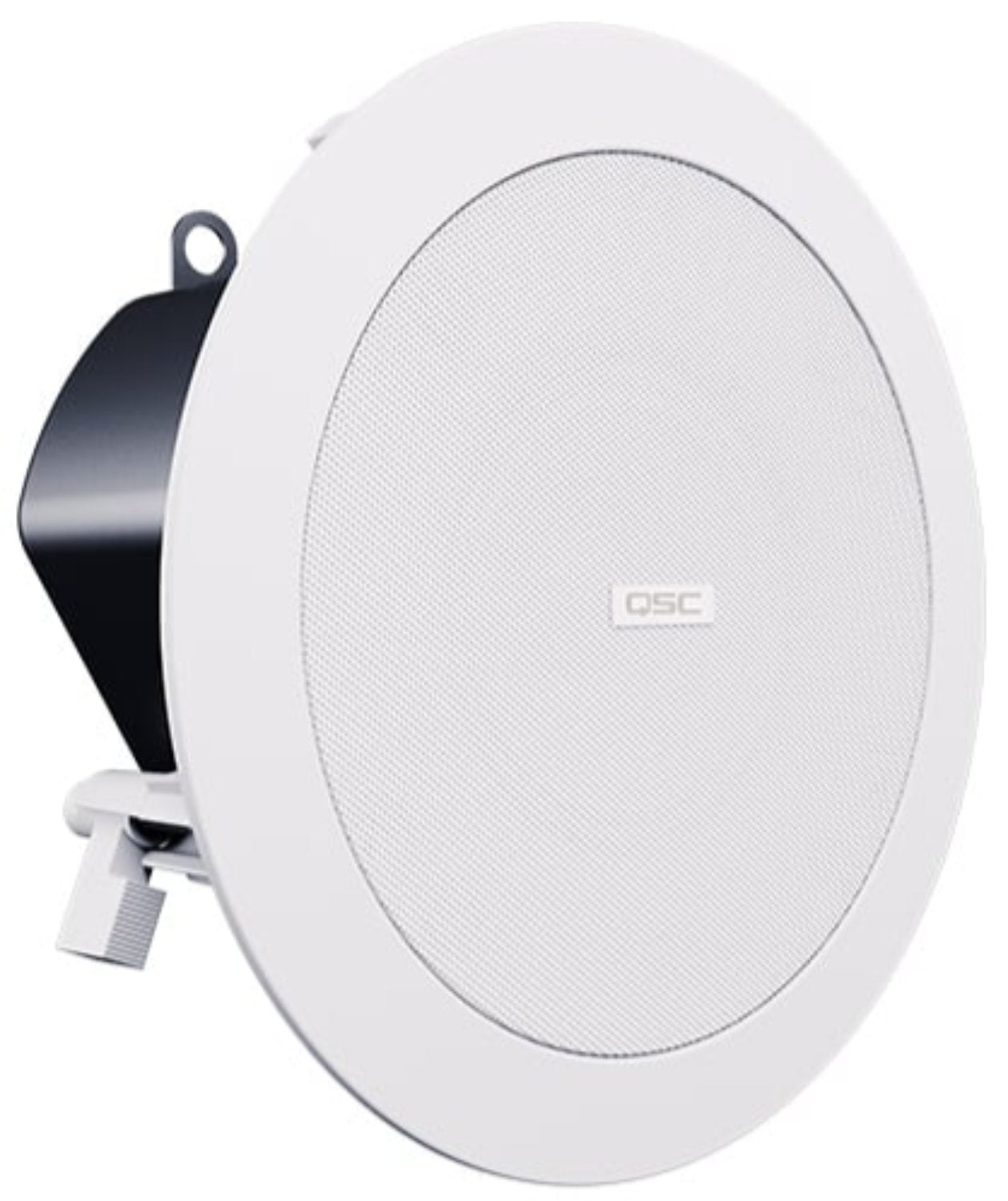 Q-SYS NL-C4-WH 4-inch Low-Profile Ceiling-Mount PoE/PoE+ Powered Network Loudspeaker - White - PSSL ProSound and Stage Lighting