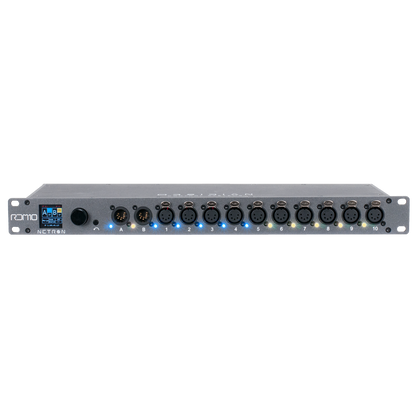 Elation RDM 10; RDM Splitter/Node 2U, 10 XLR