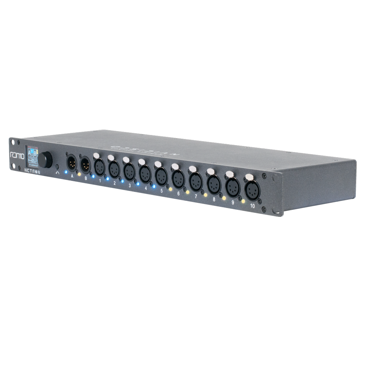 Elation RDM 10; RDM Splitter/Node 2U, 10 XLR