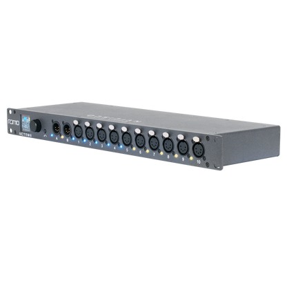 Elation RDM 10; RDM Splitter/Node 2U, 10 XLR