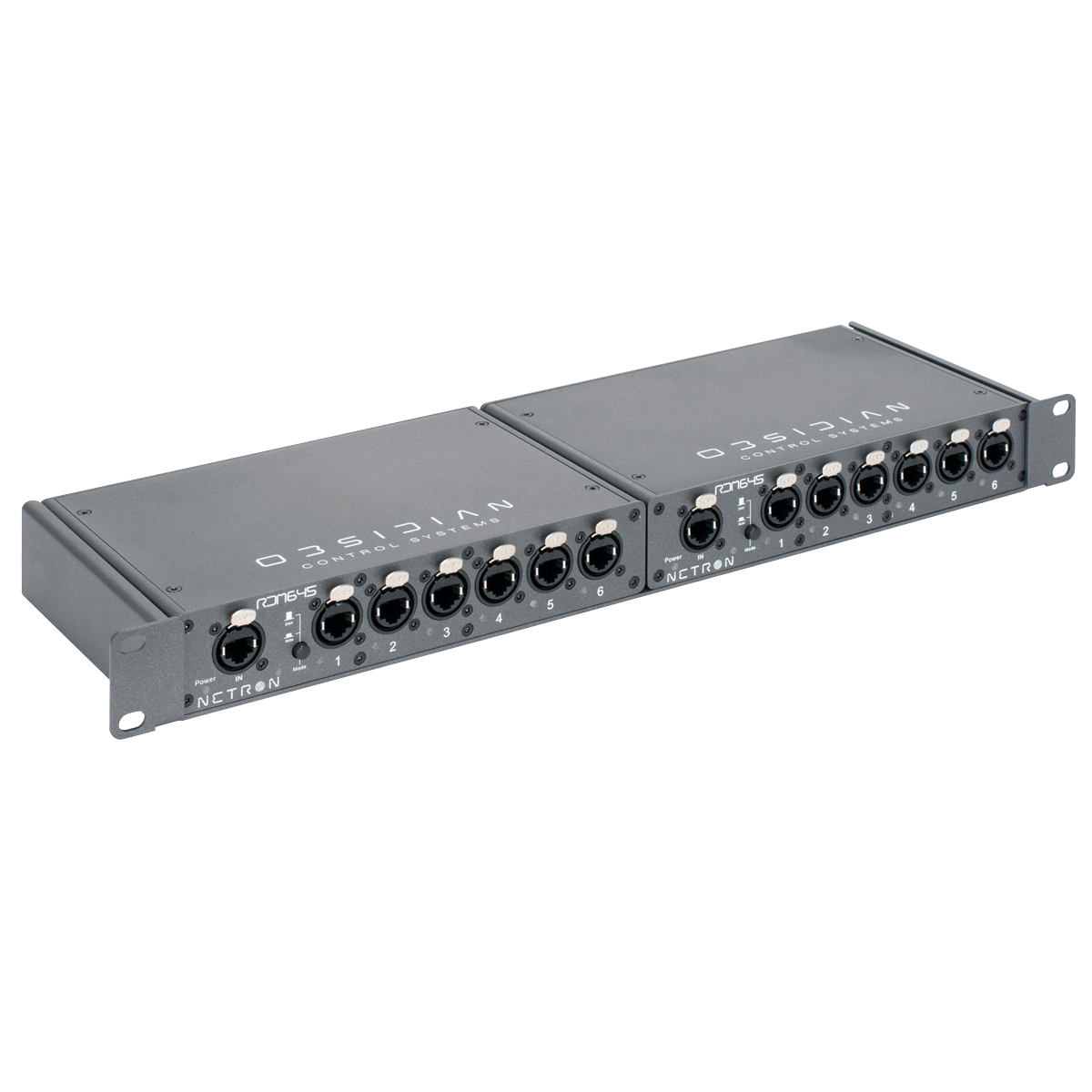 Elation RDM 645; RDM Splitter 1x6 RJ45 1/2 Rack