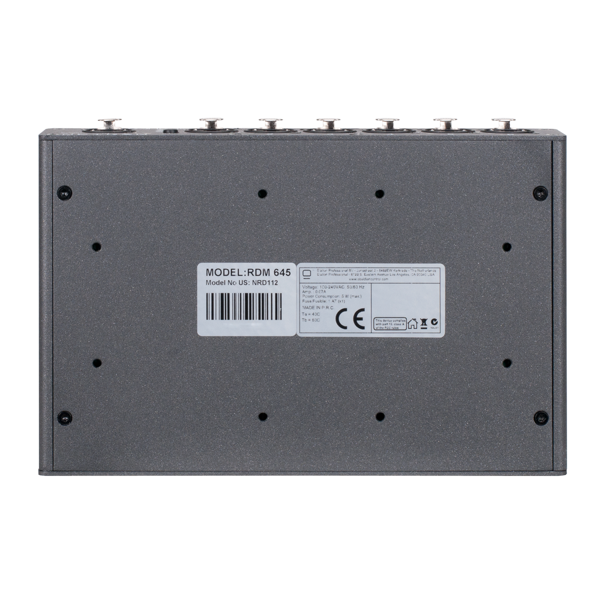 Elation RDM 645; RDM Splitter 1x6 RJ45 1/2 Rack