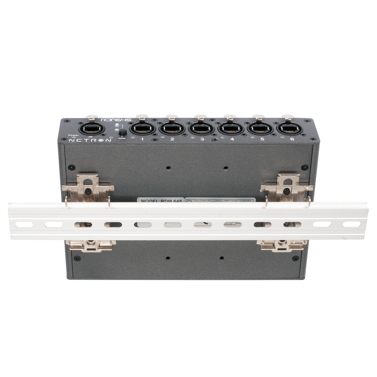 Elation RDM 645; RDM Splitter 1x6 RJ45 1/2 Rack
