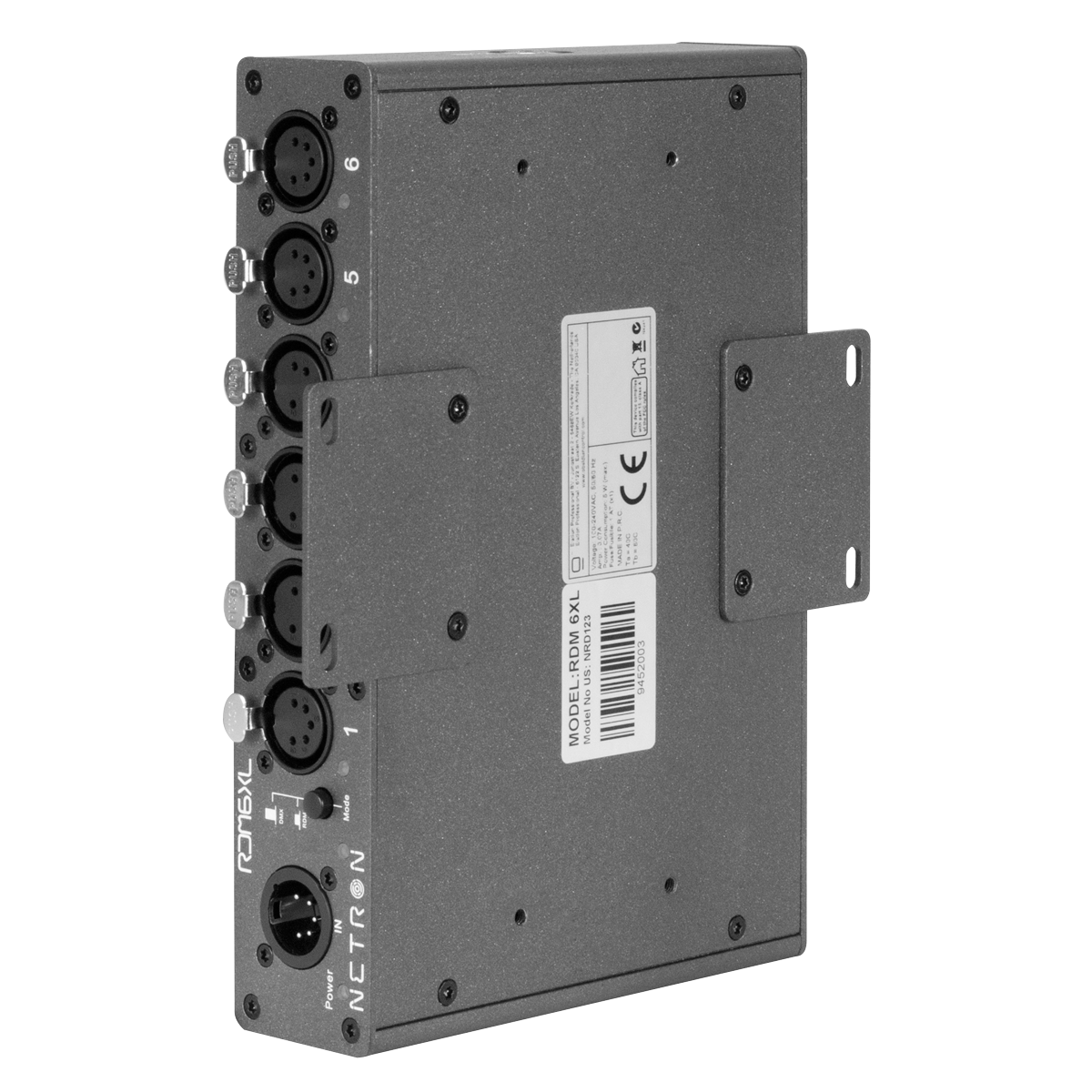 Elation RDM 6XL; RDM Splitter 1x6 XLR 1/2 Rack