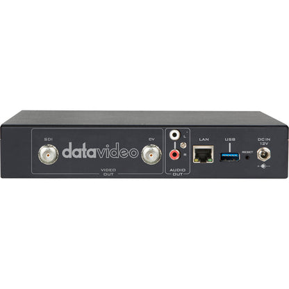 Datavideo NVD-45 4K IP video decoder. Operates on standard 10/100Mb Ethernet networks